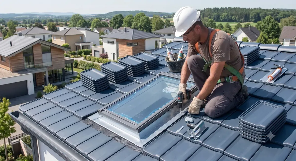 Instalación de claraboya tipo Velux